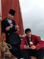 Varen op een Volendammer botter