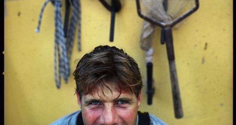 Fuiken vissen op het Markermeer