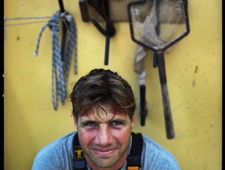 Fuiken vissen op het Markermeer